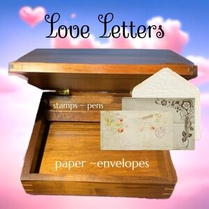 Handmade locally Mahogany-Birch lap desk, stash box, jewelry, bill pay, box